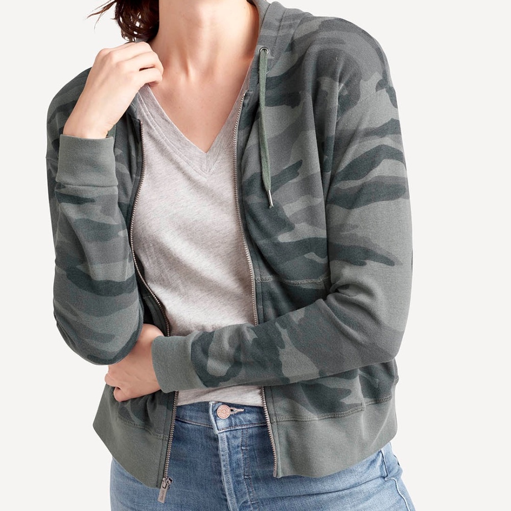 Splendid Camo Zip Up